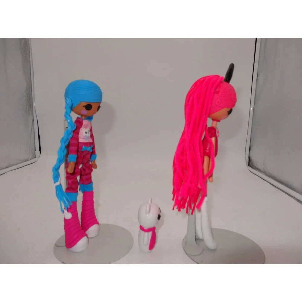 Lalaloopsy Girls Mittens Fluff N Stuff Confetti Carnivale Doll Set with Pet Bear